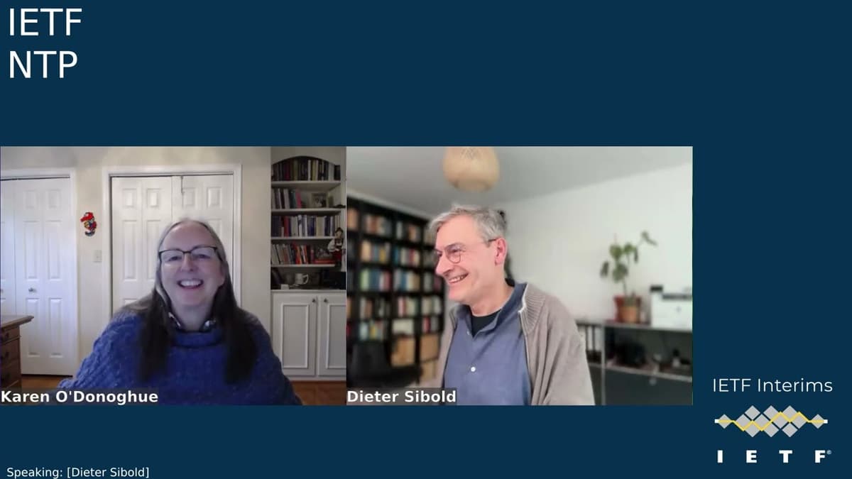 IETF Interim: Network Time Protocols (NTP) 2026-02-26 15:00