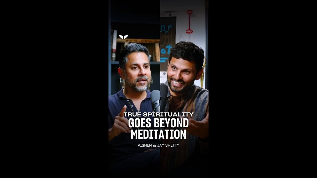 True Spirituality Goes Beyond Meditation