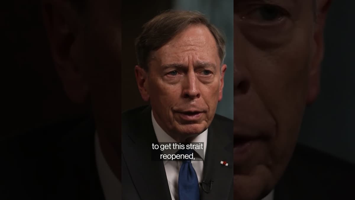 Petraeus: We May Have to Go Back to War with Iran #shorts #politics #iran #trump #iranwar