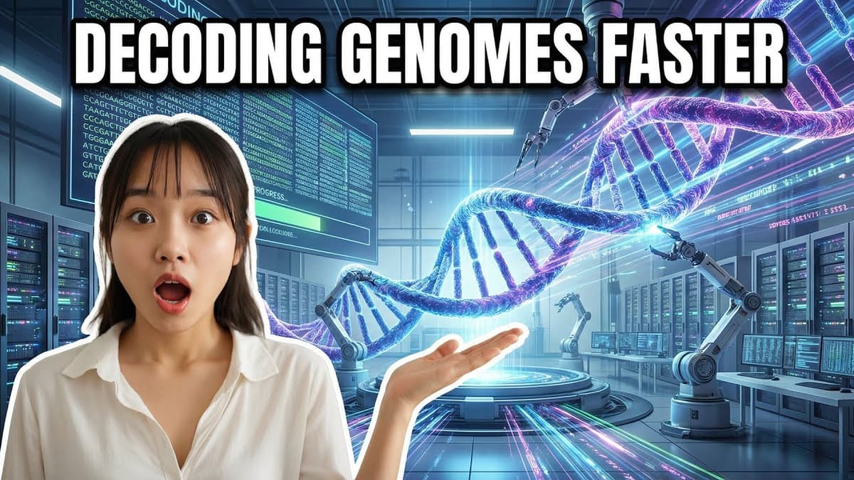 Decoding Genomes Faster and More Accurately (5 Minutes)