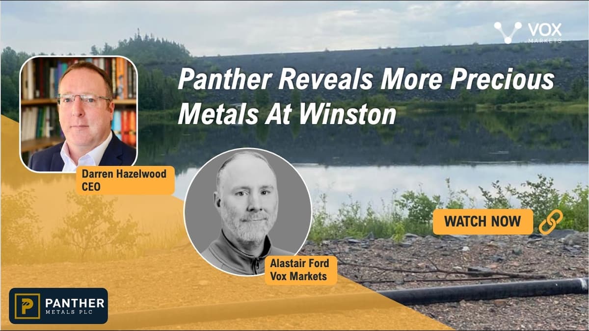 Panther Metals Reveals More Precious Metals at Winston