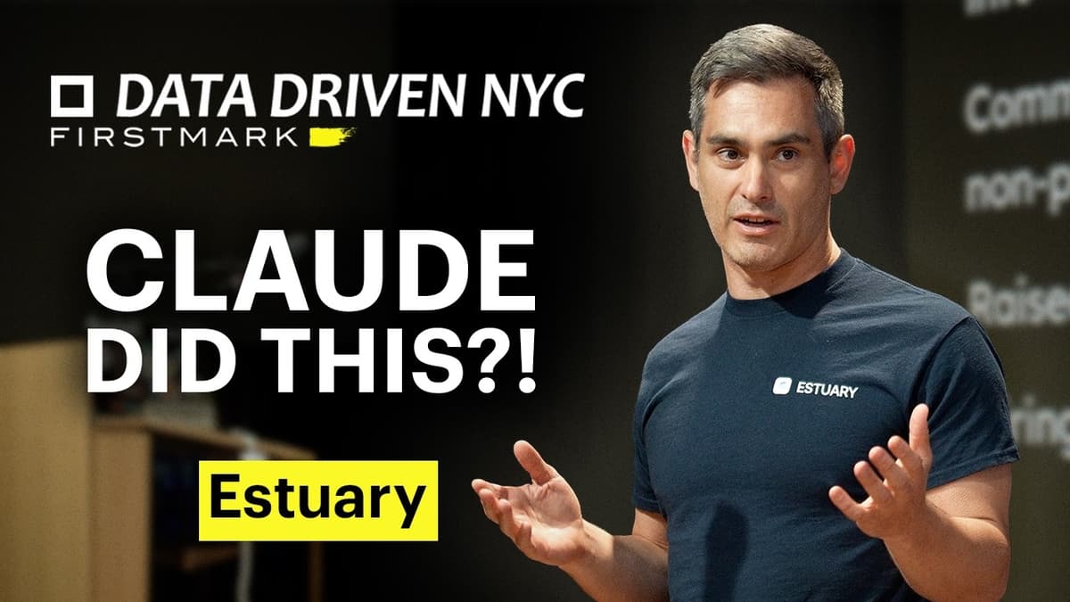 AI Is Building Our Data Pipelines Now (Estuary Live Demo)