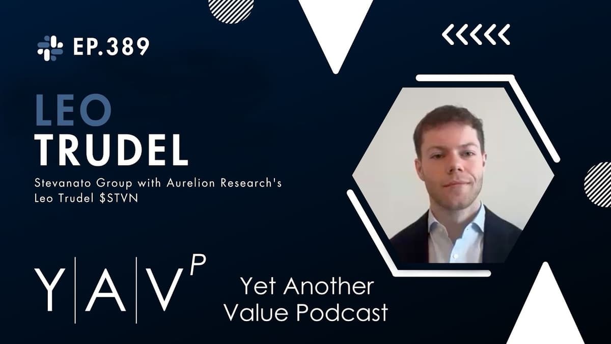 $STVN: Are Oral GLP-1s Really a Death Blow? | Aurelian Research's Leo Trudel