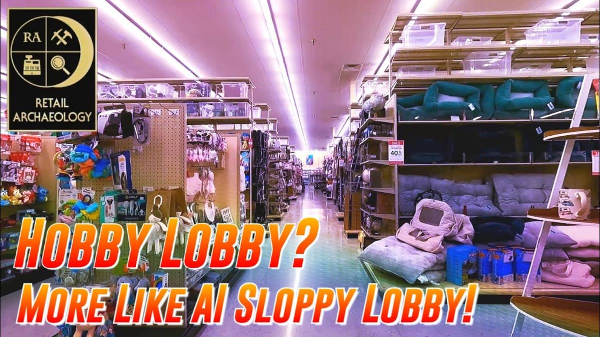 Hobby Lobby? More Like AI Sloppy Lobby! | Retail Archaeology