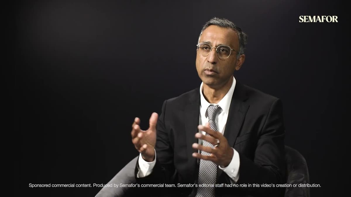 NTT DATA, Inc. President & CEO Abhijit Dubey From Semafor World Economy