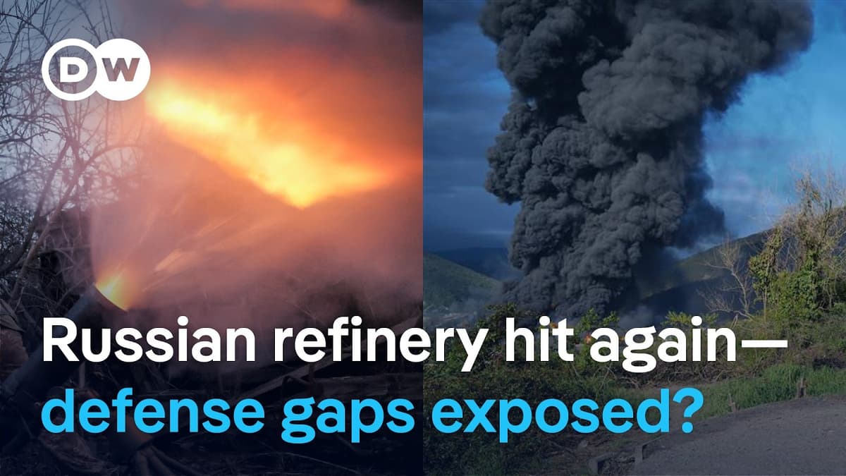 Ukraine's Refinery Attacks Expose Russia's Air Defense Challenge | DW News
