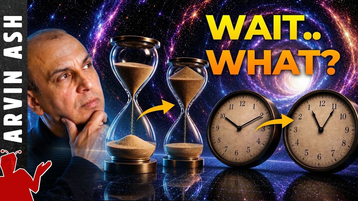 The Universe Doesn't Know Which Way Time Flows, So...
