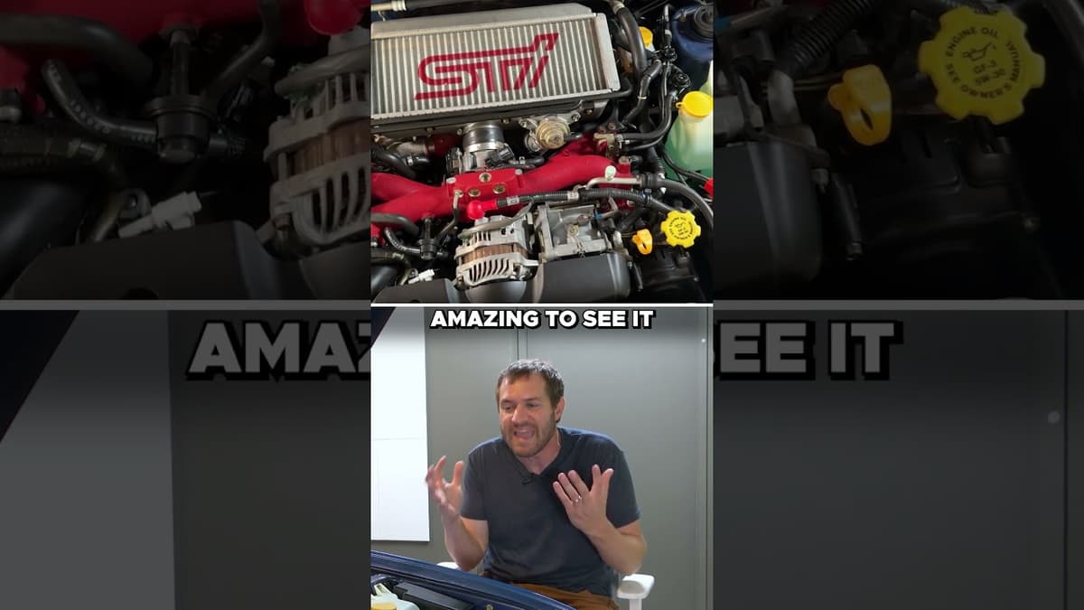 This Never-Driven 2004 Subaru Impreza WRX STI Is So Insanely Cool