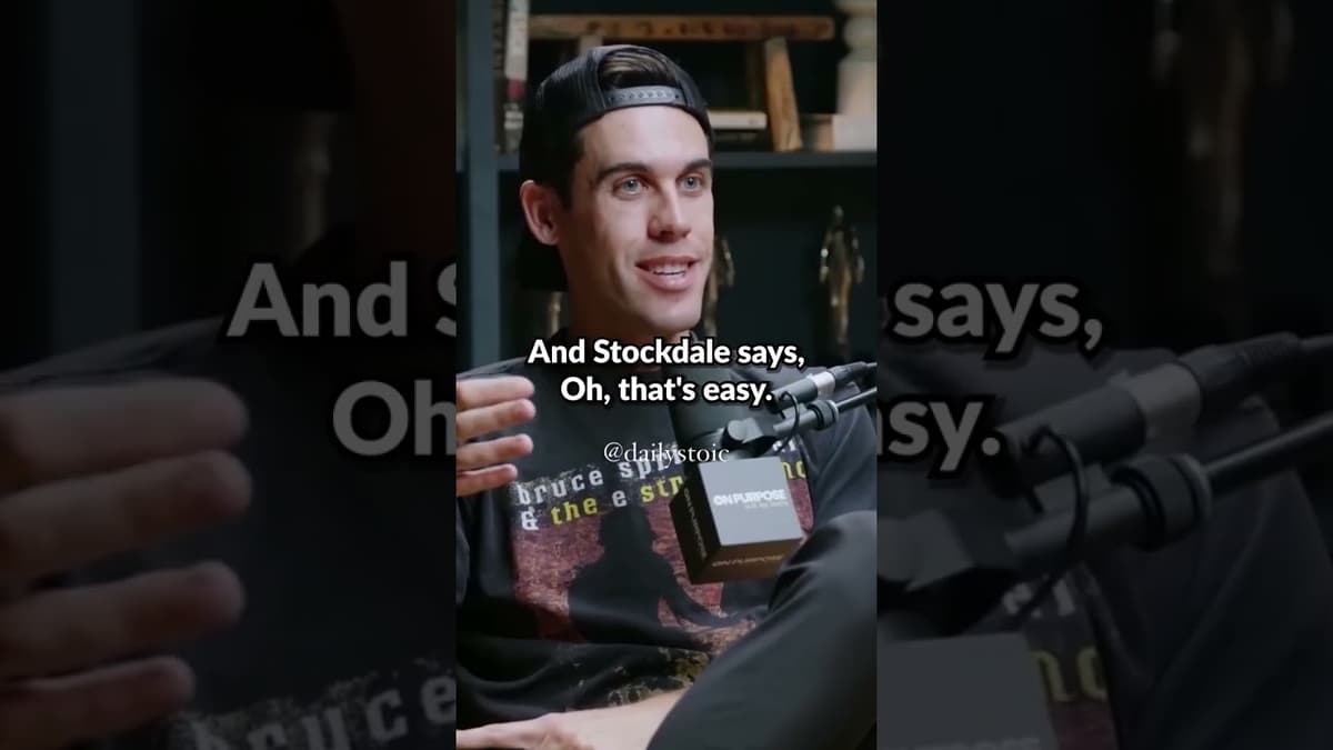 James Stockdale's Stoic Strategy that Helped Him Survive a Vietnamese POW Camp