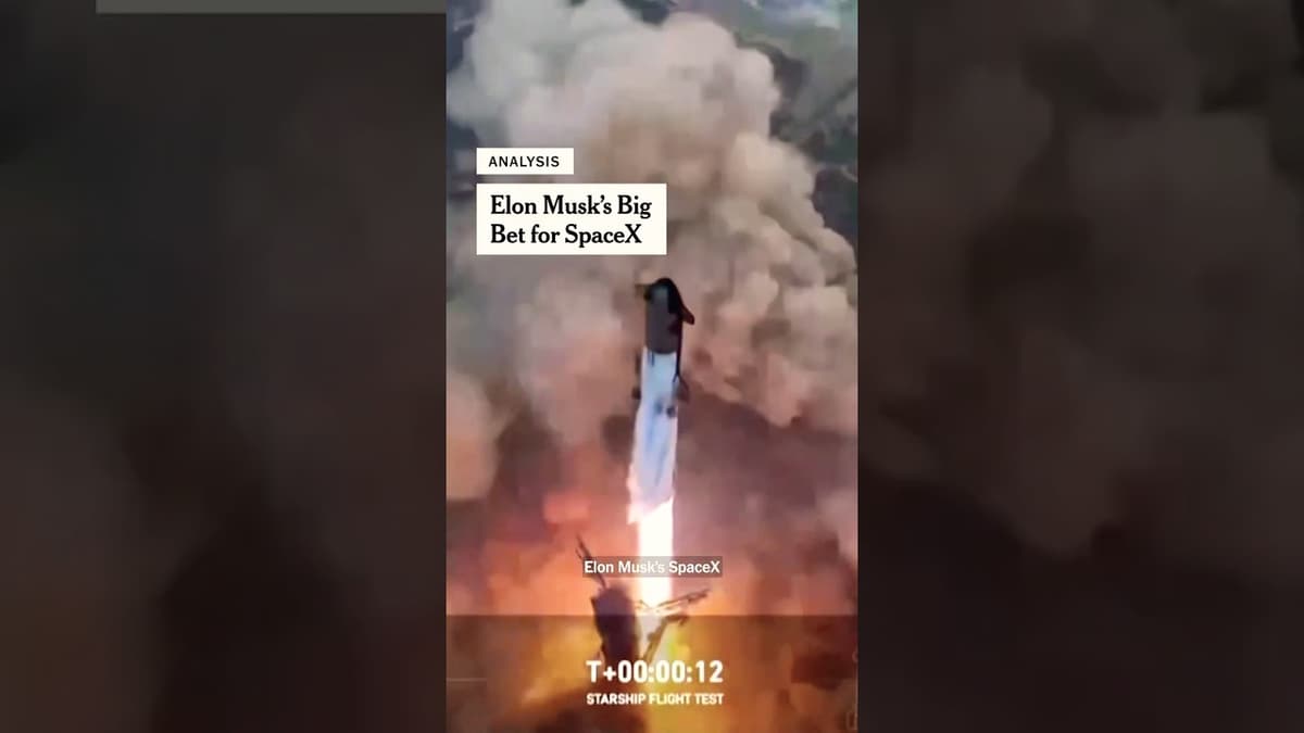 Elon Musk’s Big Bet for SpaceX