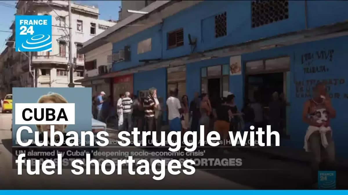 Cubans Struggle with Fuel Shortages • FRANCE 24 English