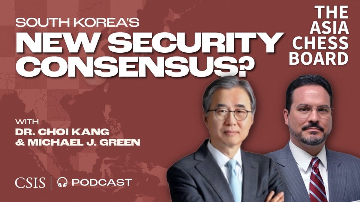 A New Security Consensus in South Korea?