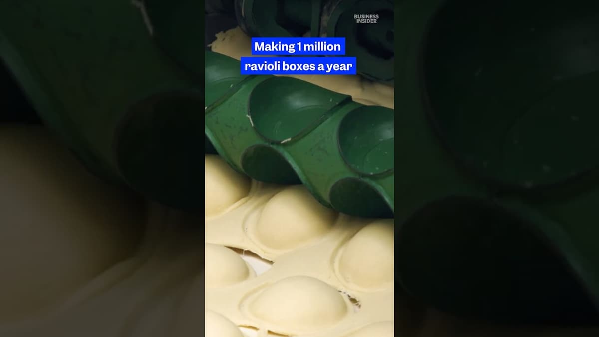 Inside the #Brooklyn Factory Making up to 1 Million Boxes of #ravioli with Old-School #machines