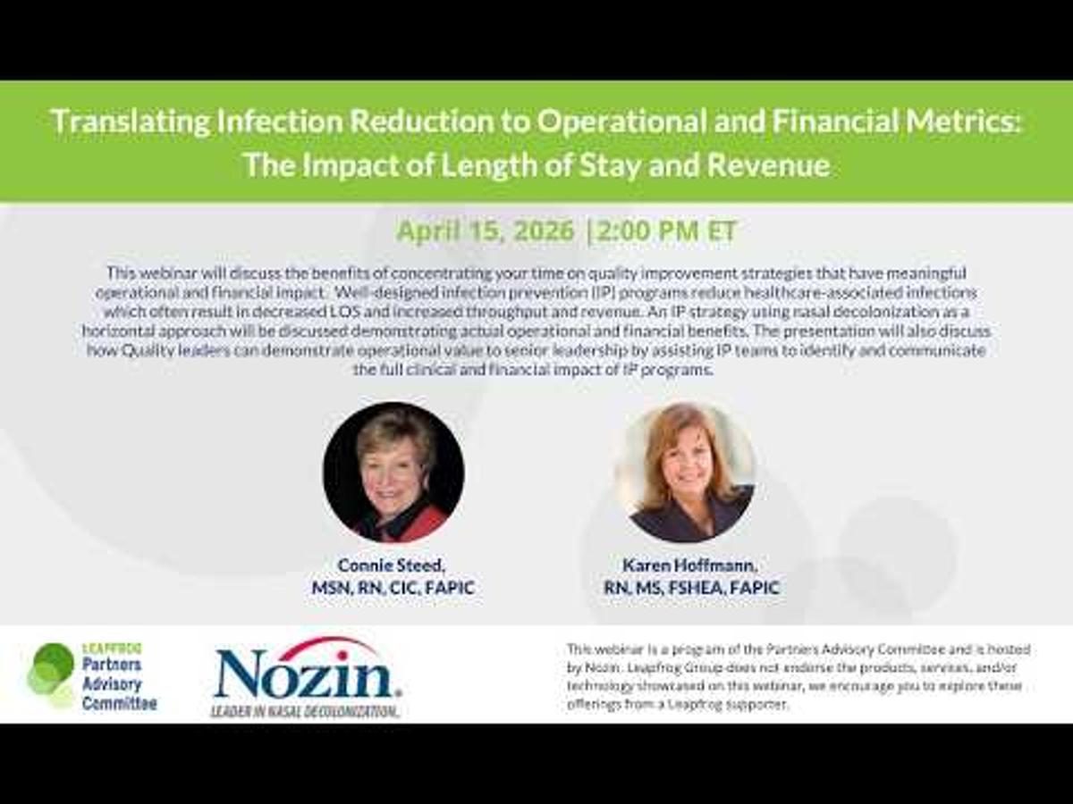 Translating Infection Reduction's Impact on Length of Stay & Revenue