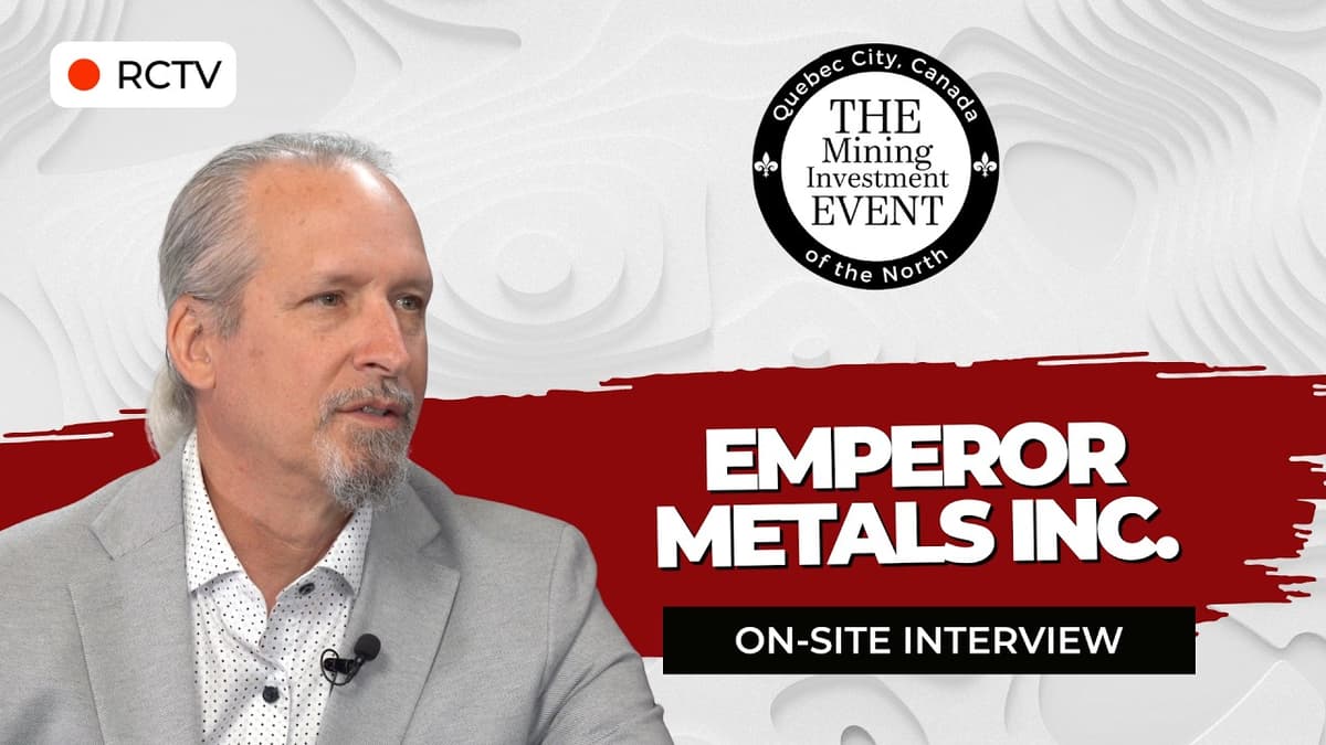 Emperor Metals: Duquesne West Open-Pit Growth | RCTV at The Mining Investment Event of the North