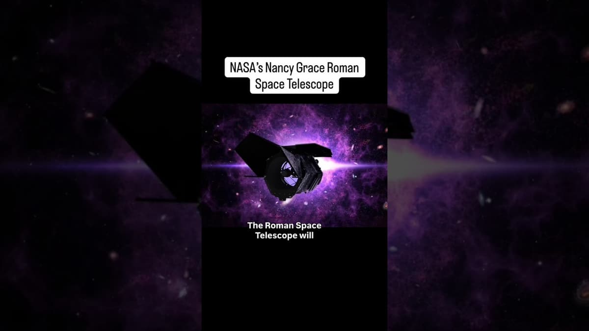 Meet NASA's Nancy Grace Roman Space Telescope 🛰️ #nasa #spacetelescope #space #shorts