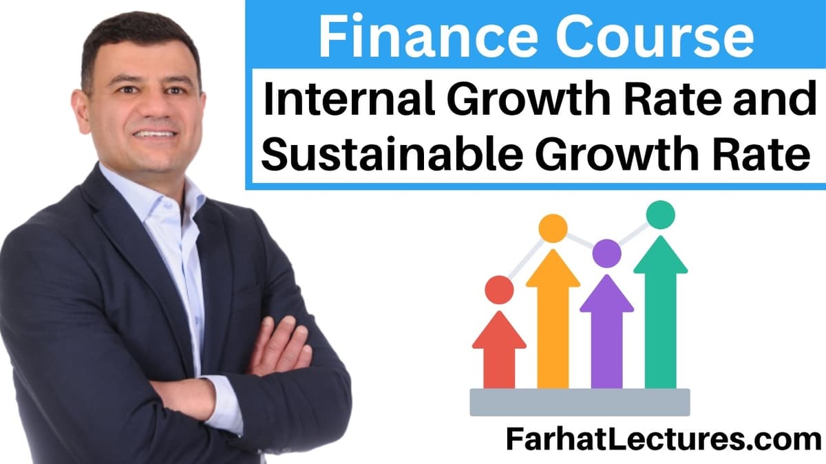 📈 Internal Growth Rate & Sustainable Growth Rate — Finance Course
