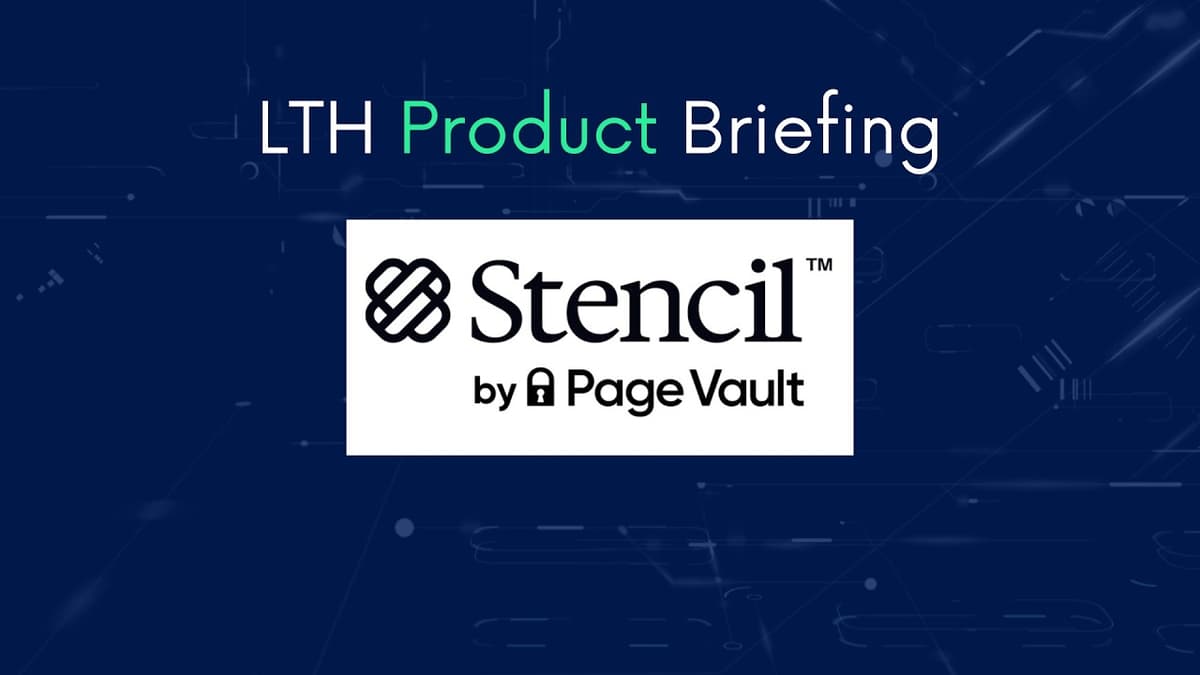 LTH Product Briefing - Stencil by Page Vault