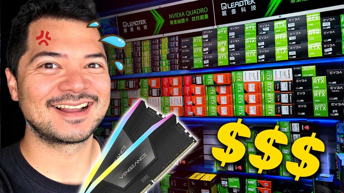 Taiwan's Endless Tech Shops NO ONE Can Afford | IRL Stream