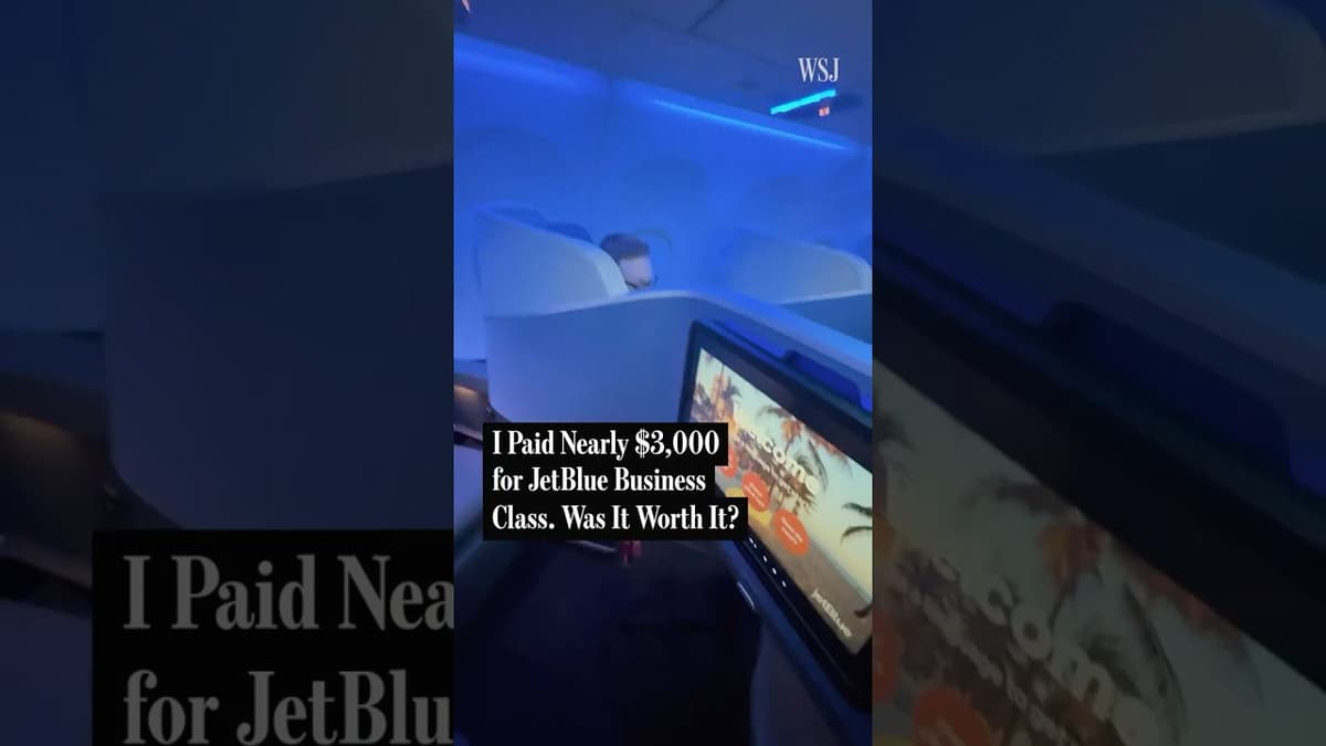 I Paid Nearly $3,000 for JetBlue Business Class. Was It Worth It?