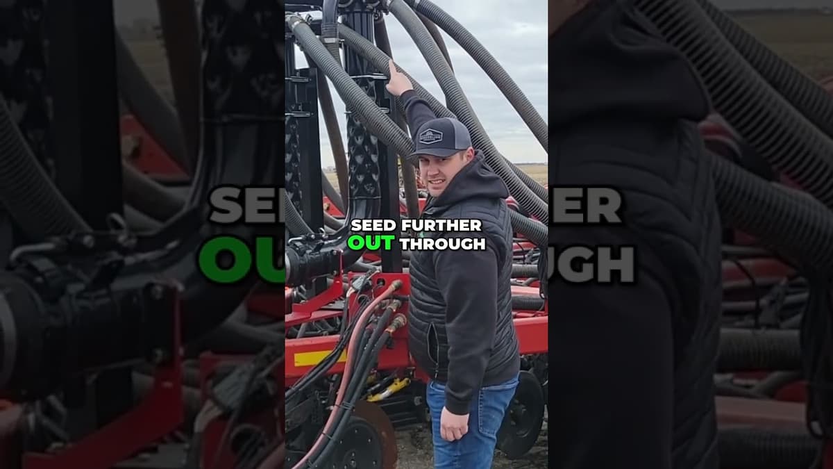 Can I Really Plant Beans with a Drill? #EdibleBeans #shorts