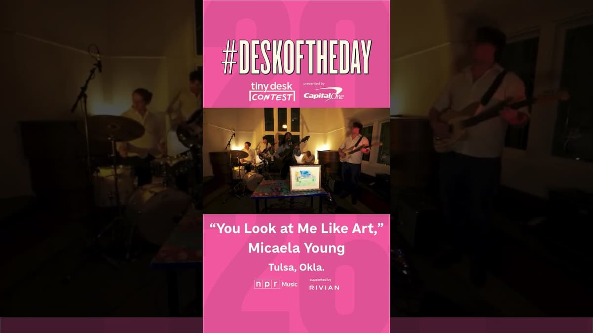 #DeskOfTheDay: "You Look at Me Like Art," Micaela Young
