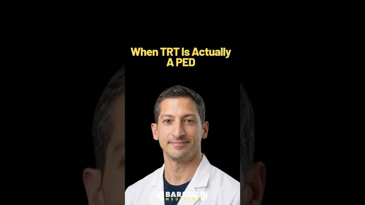 When TRT Is Actually A PED (And Most People Don’t Realize It)