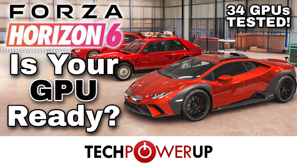 Forza Horizon 6 - 34 GPU Performance Review