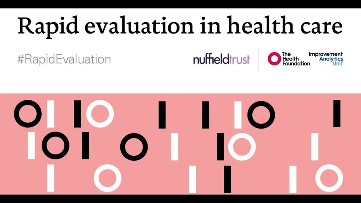 Follow the Money? The Changing Role of Economic Evaluation in Today’s NHS [Session 3b: Breakout]