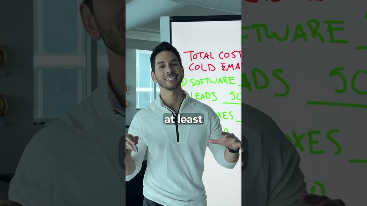 Cold Email On $177: The Exact Lead Gen Setup I’d Start With Today