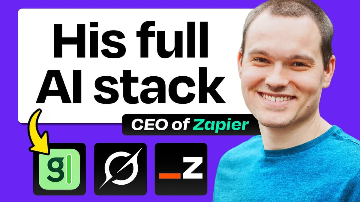 Zapier's CEO Shares His Personal AI Stack | Wade Foster