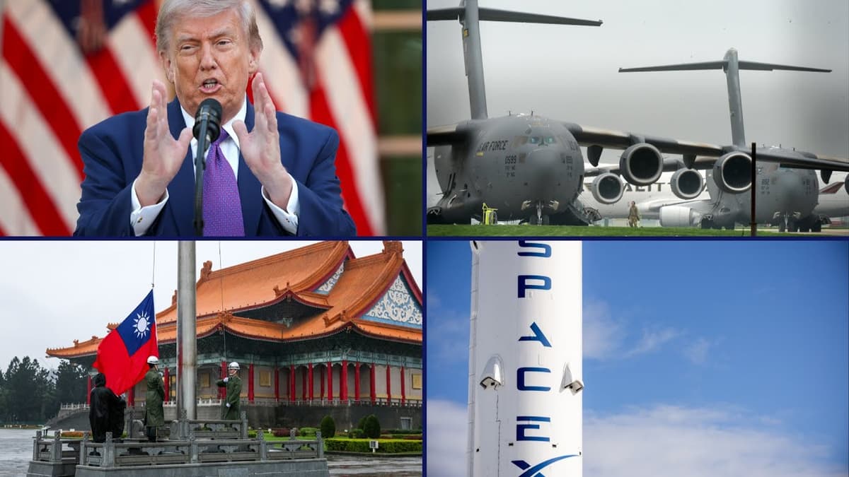 Bloomberg News Now: Stocks Fall From Records, Trump Noncommittal on Taiwan, More