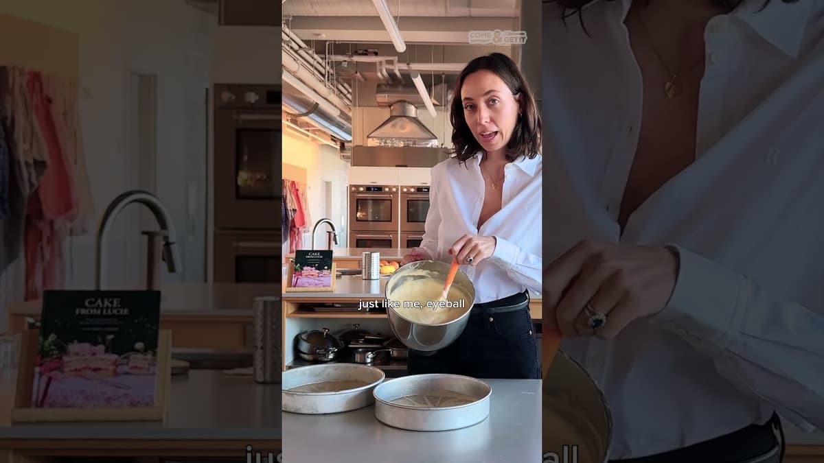 Chamomile Cake with Strawberry Sumac Jam