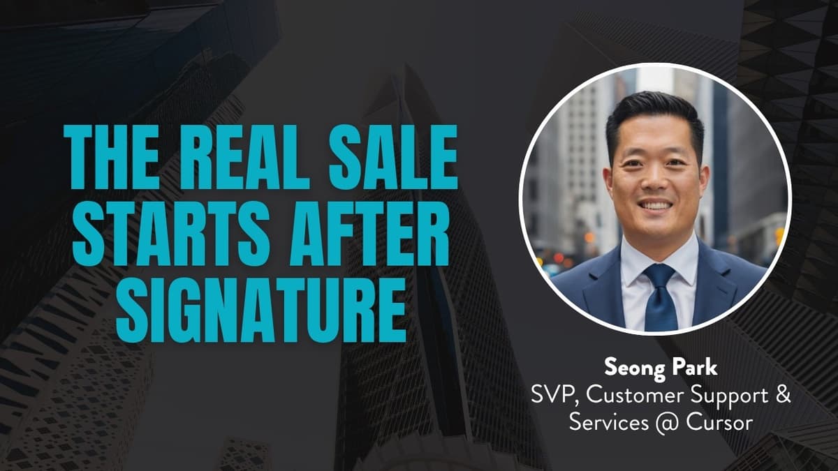 The Real Sale Starts After Signature | Proving Value in AI and Consumption Models with Seong Park