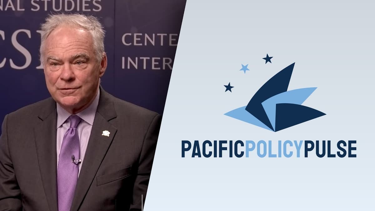 How Are US Partners and Allies in the Indo-Pacific Thinking About the Iran War? - Senator Tim Kaine