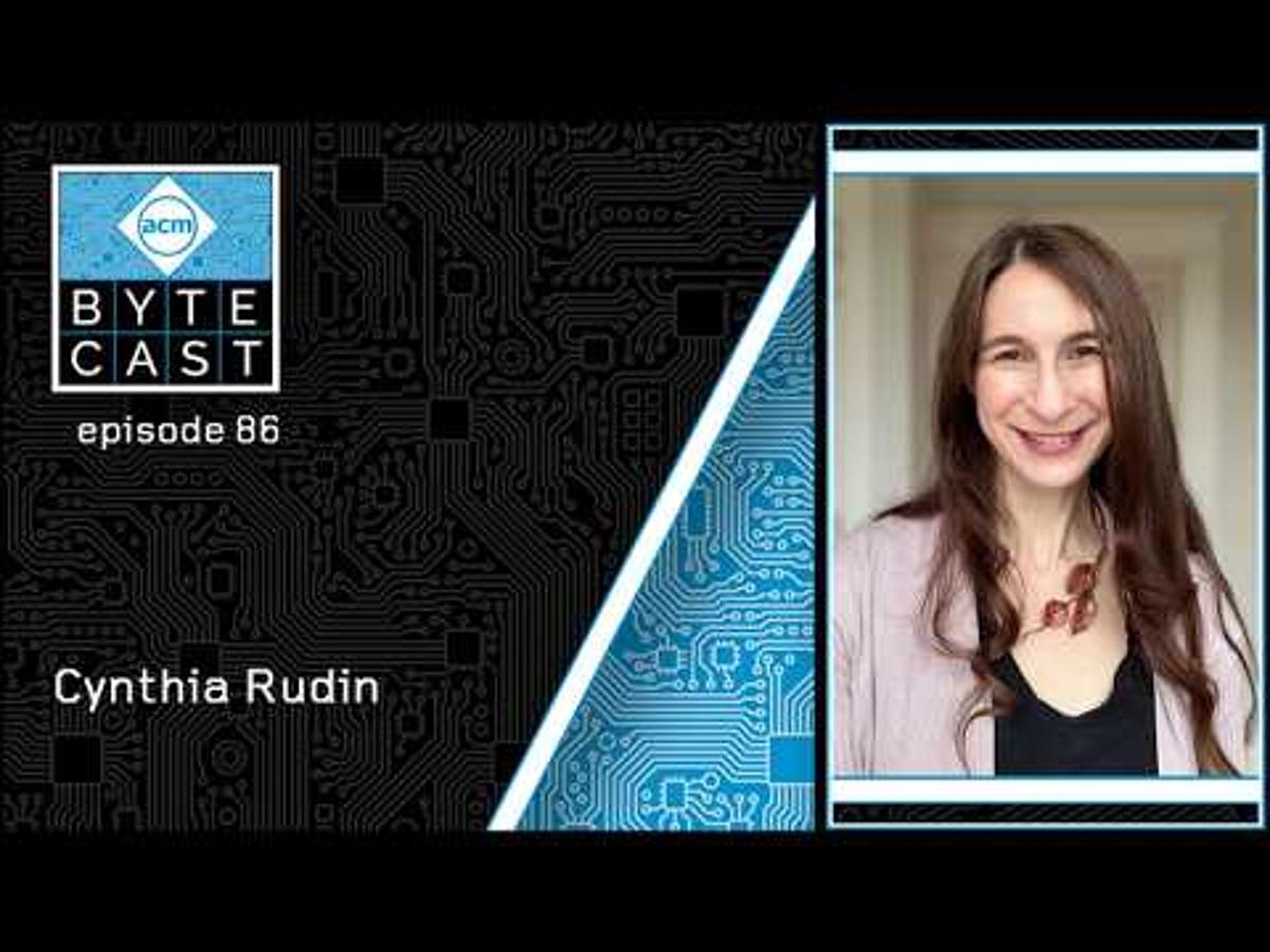 ByteCast Ep86: Cynthia Rudin