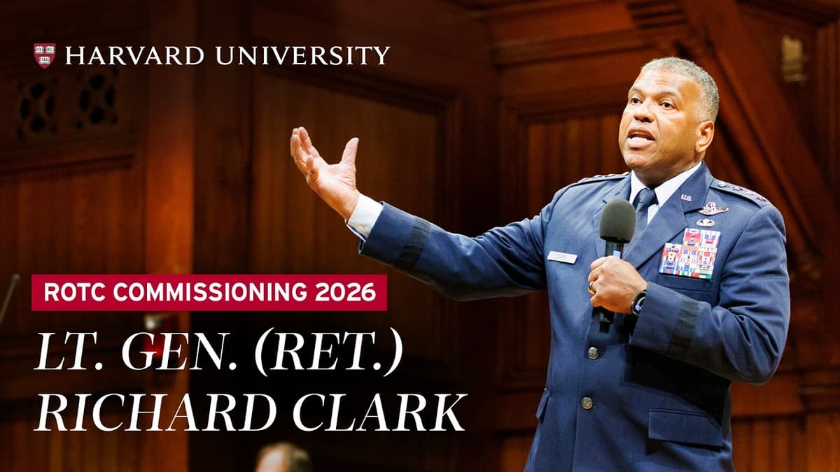 Lt. Gen. (Ret.) Richard Clark Keynote Address | 2026 ROTC Commissioning