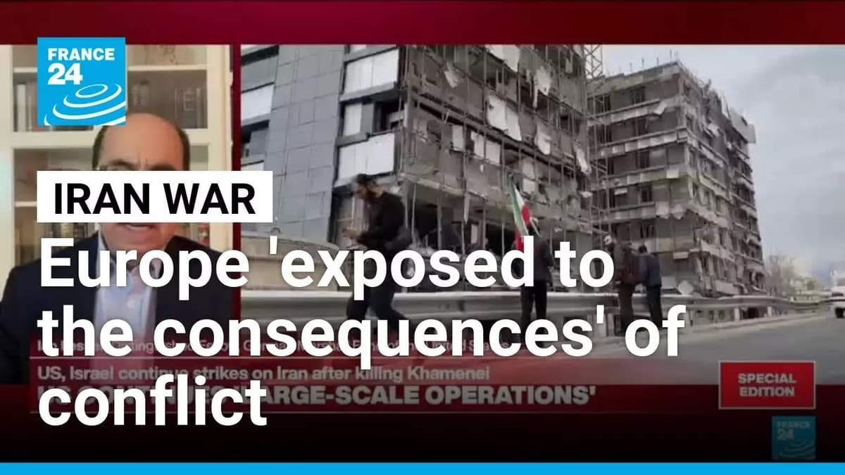 Europe 'Exposed to the Consequences' Of US-Israel's Conflict with Iran • FRANCE 24 English