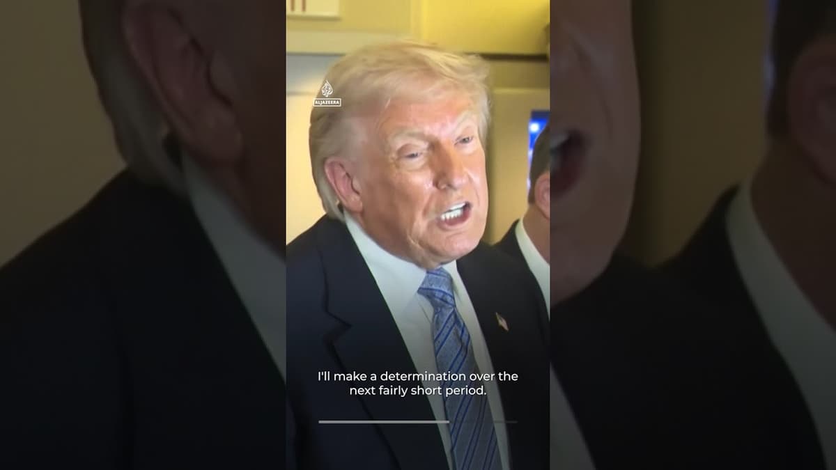 Trump Says He Discussed Taiwan Arms Sale with China’s Xi Jinping | AJ #shorts