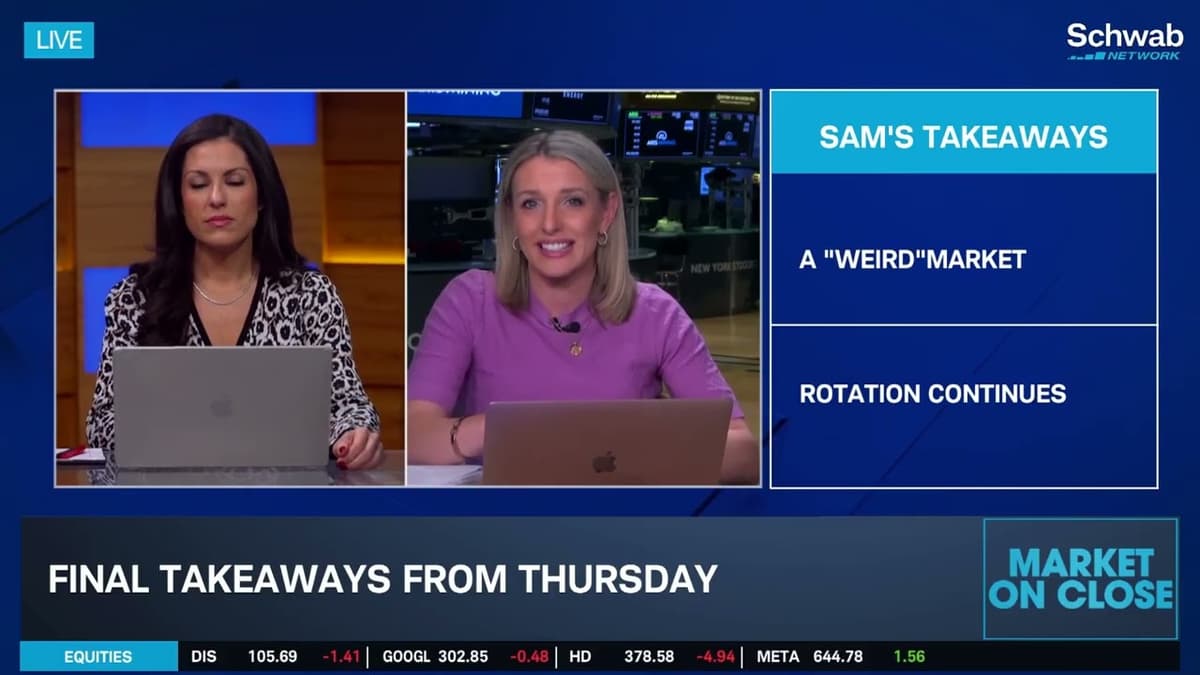 Thursday's Final Takeaways: Trade Deficit Narrows & Tech Rotation Continues