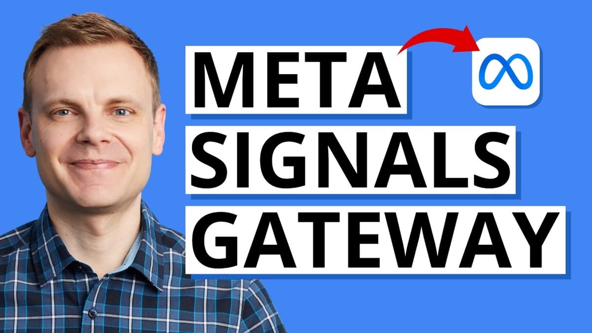 Meta Signals Gateway Tutorial – Set Up Server-Side Tracking with Usercentrics
