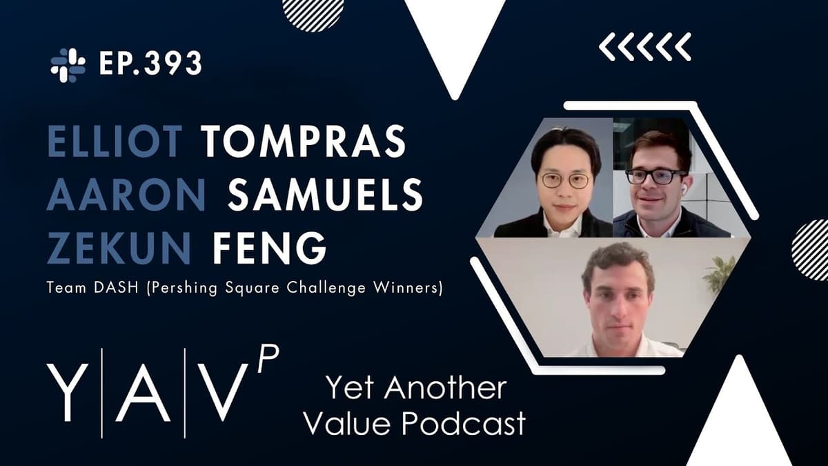 Pershing Square Challenge 2026 Winners on DoorDash $DASH