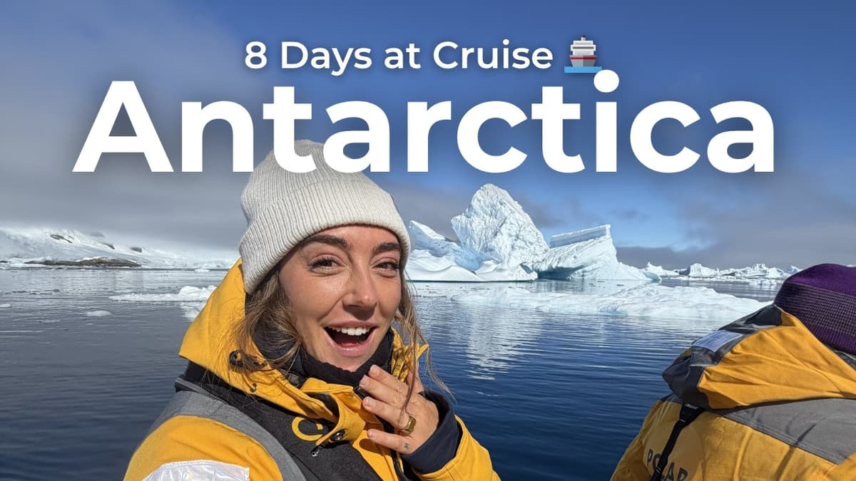 I Crossed the Antarctic Circle 🇦🇶