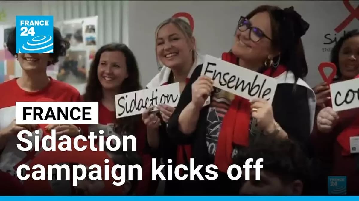 AIDS Prevention Campaign Kicks Off in France • FRANCE 24 English