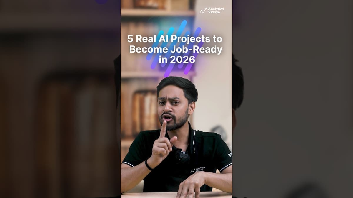 5 Advanced AI Projects to Get Job-Ready in 2026