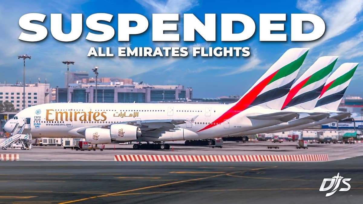 Emirates SUSPENDS All Flights