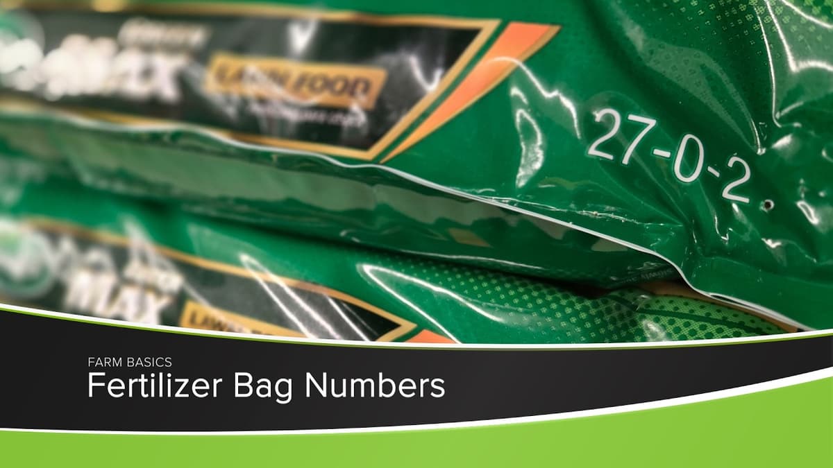 Fertilizer Bag Numbers