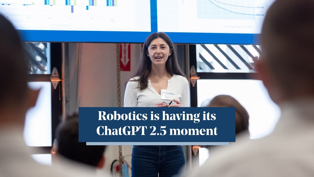 Bessemer's Robotics Predictions #1: The GPT-2.5 Moment