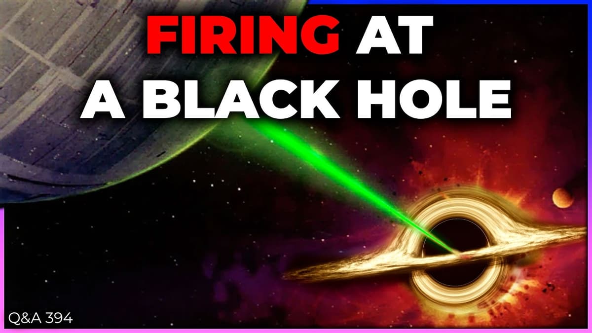 AI Warp Drive, Surviving in Space, Firing at a Black Hole | Q&A 394