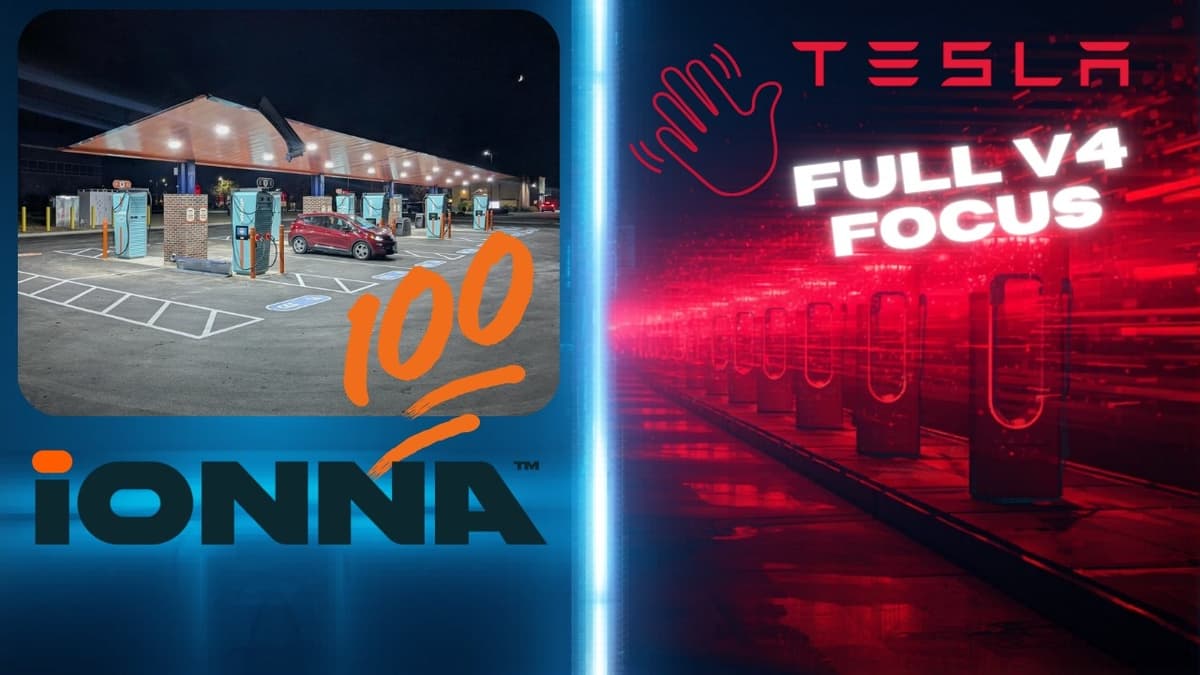 IONNA Hits 100 ✅ | Tesla All in on V4 🔴 | SureCharge Energizes Alberta - Weekly 1.21⚡EV Infra News